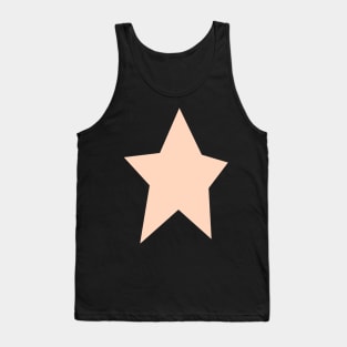 Star 3 Peach Fuzz Pantone Color of the Year 2024 Tank Top